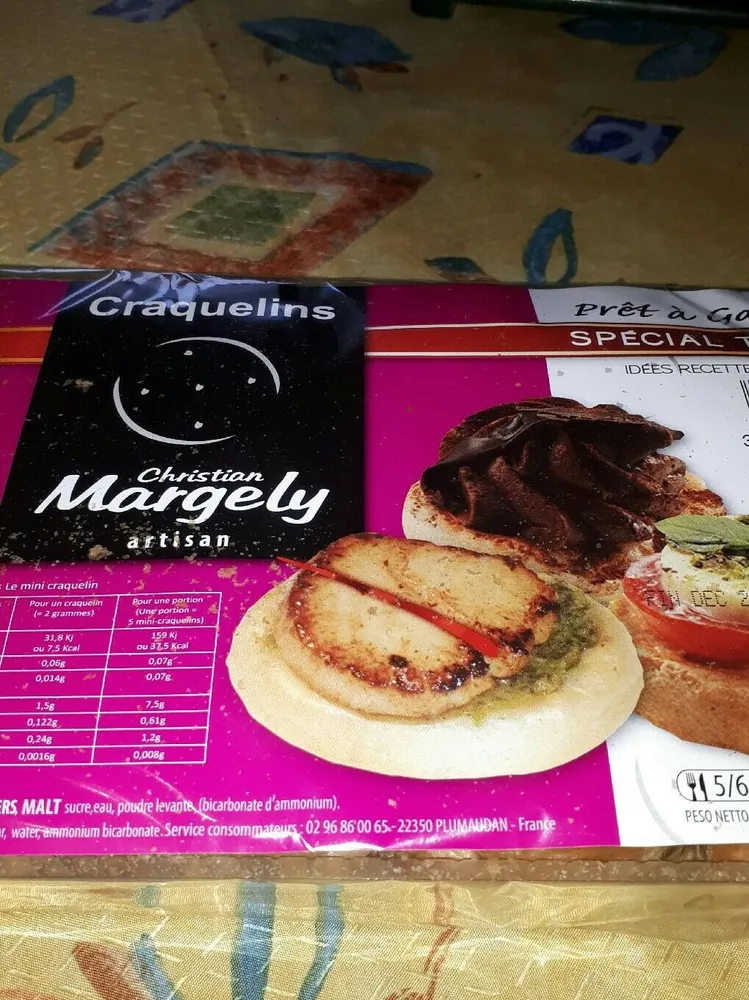 55G Mini Craquelins Toasts Margely