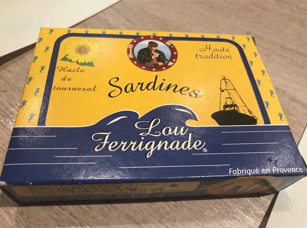 Sardines à l'huile de tournesol