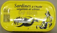 Sardines à l'huile végétale et citron