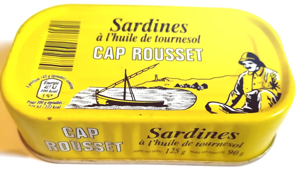 Sardines à l'huile de tournesol