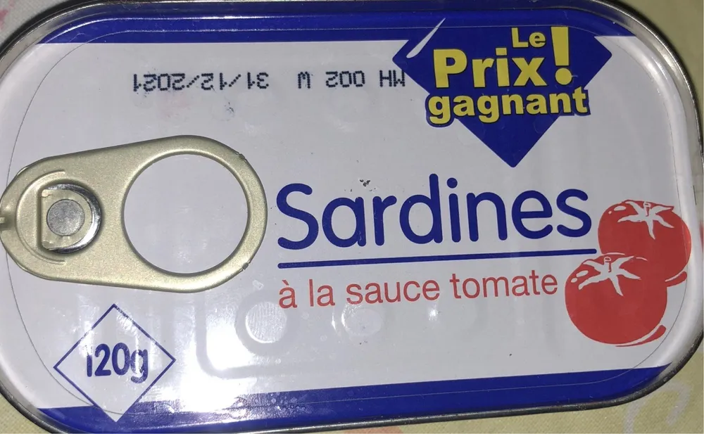 Sardine à la sauce tomate