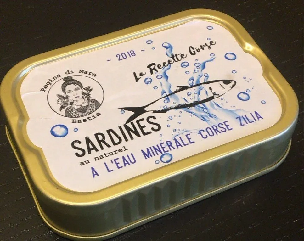 Sardines Au Naturel à l'Eau Minerale Corse Zilia