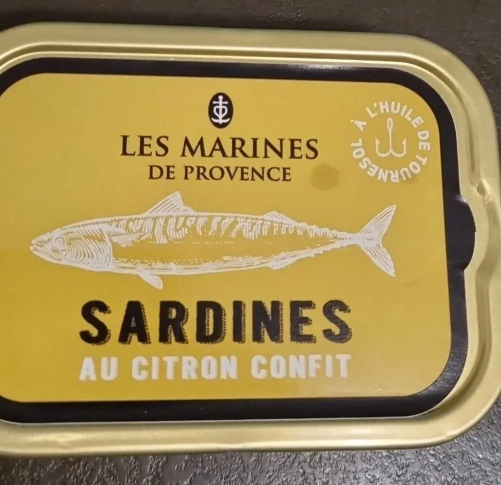 Sardines au citron confit
