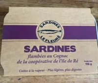 Sardines flambees au cognac de la coopérative de l’ile de Ré