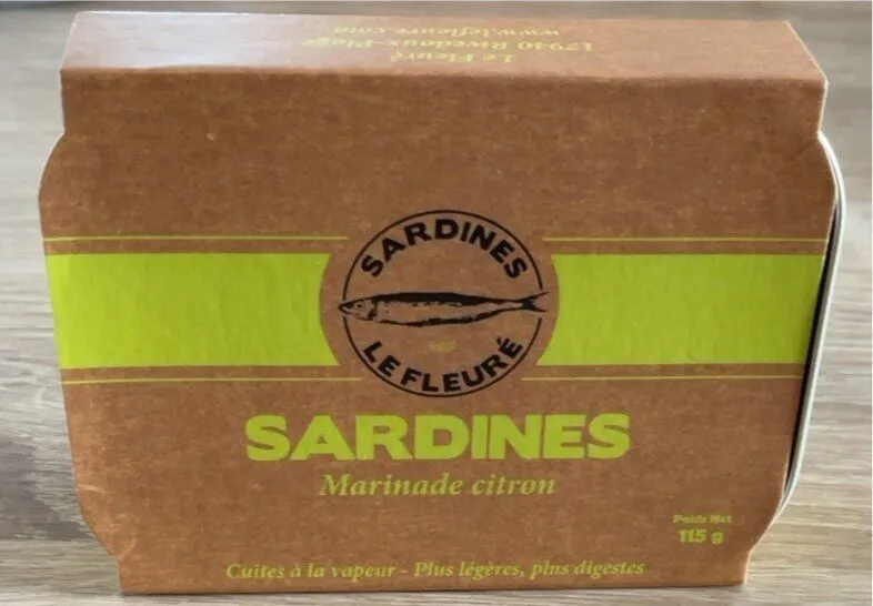 Sardines marinade citron