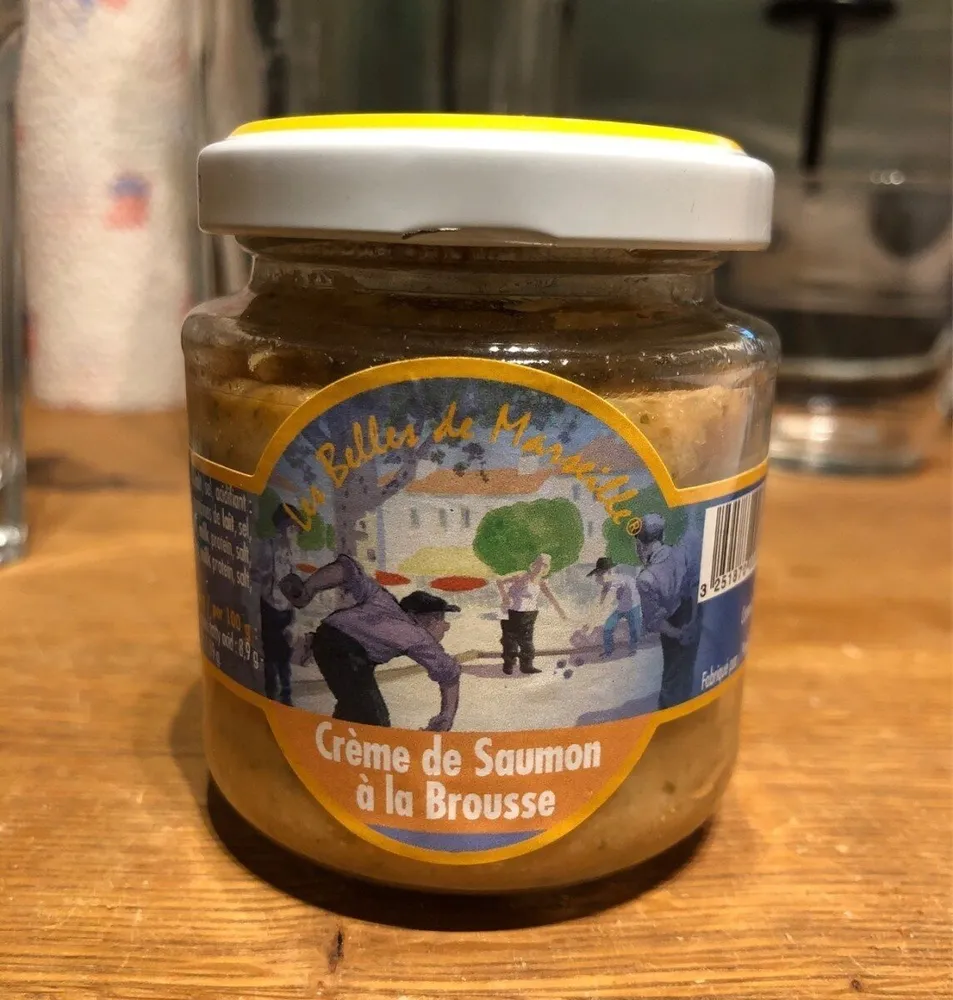 crème de saumon à la brousse