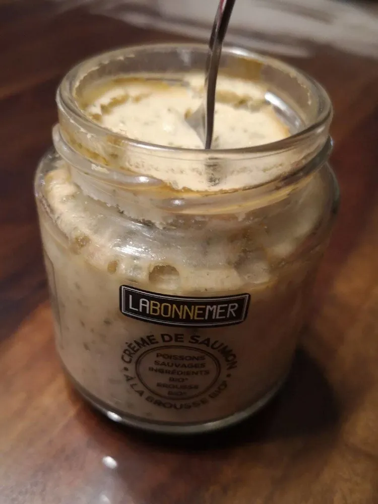 Creme de saumon à la brousse bio