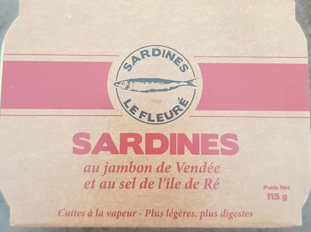 Sardines au jambon de Vendée et au sel de l'île de Ré