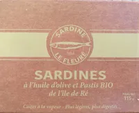 Sardines à l'huile d'olive et Pastis Bio de l'île de Ré