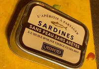 Sardine sans peau sans arêtes à l’huile d’olive vierge extra bio