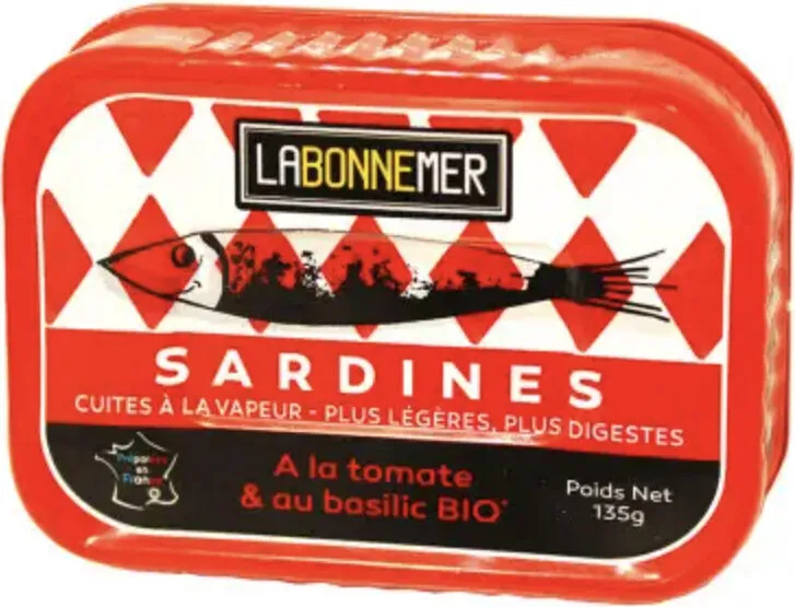 Sardines à la tomate et au basilic
