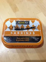 Sardines aux piments et poivrons bio