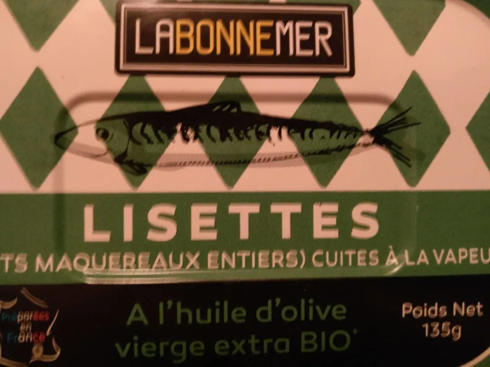Lisettes (petits maquereaux entiers) cuites à la vapeur