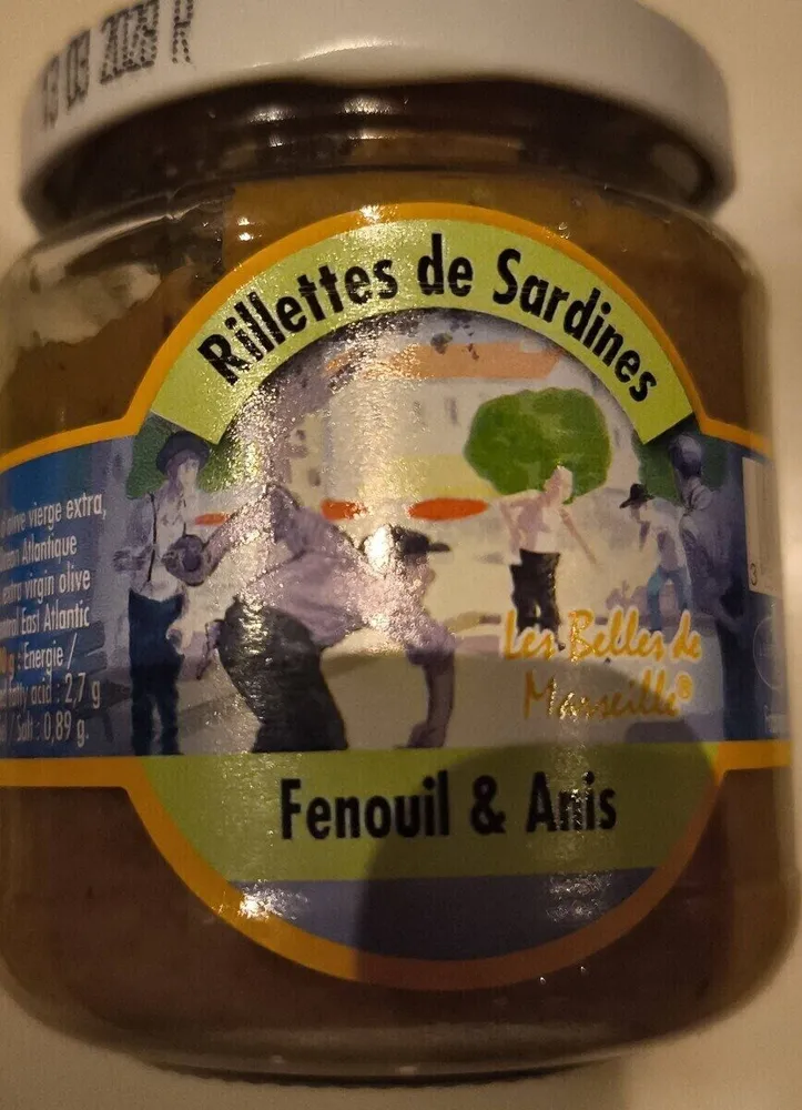 Rillettes de sardines fenouil et anis