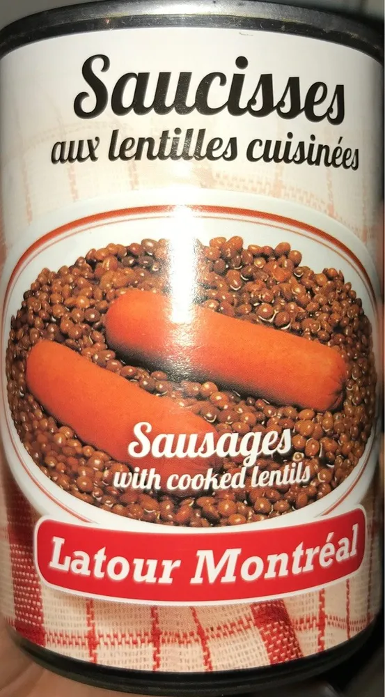 Saucisse aux lentilles