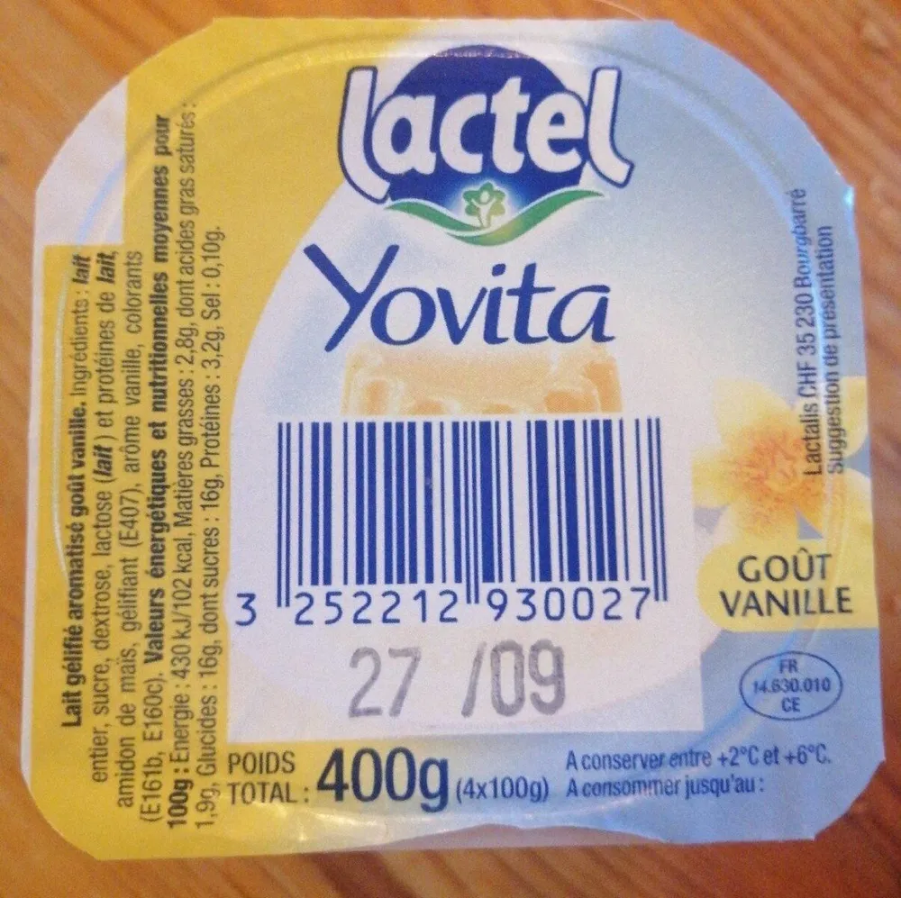 Dessert Lacté Vanille 0,4 %