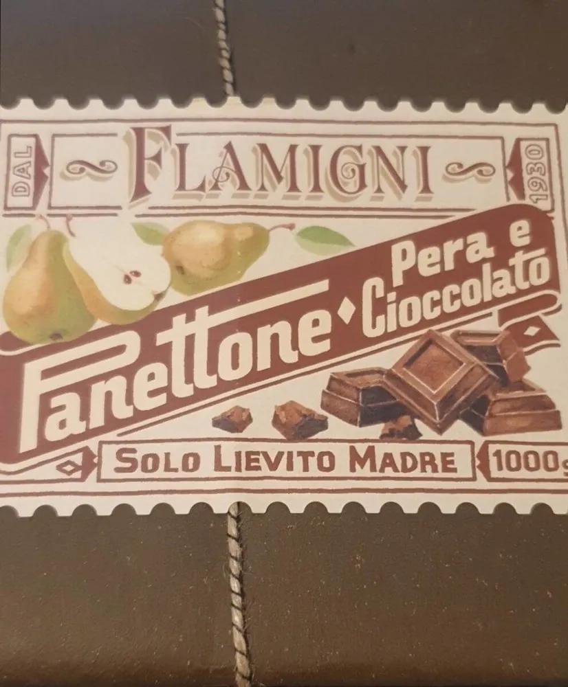 Panettone pera e cioccolato