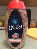Sel fin Cerebos Au piment d'Espelette