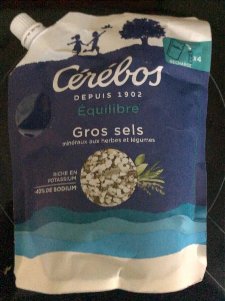 Équilibre Gros sels minéraux aux herbes et légumes