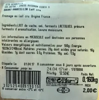 Saint Marcellin au lait cru 18%mg