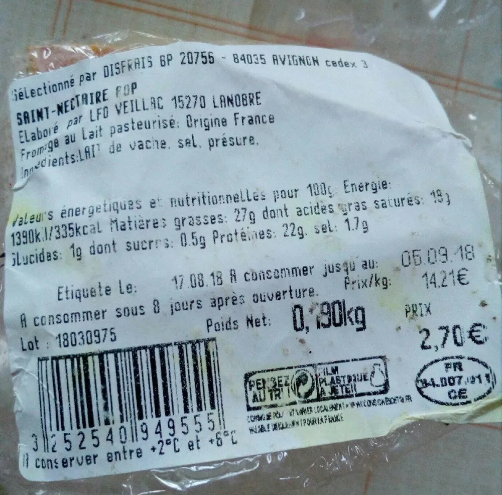 Saint-Nectaire AOP