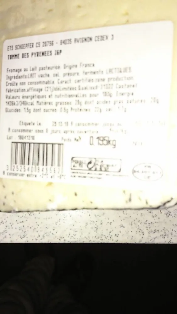 Tomme des Pyrénées