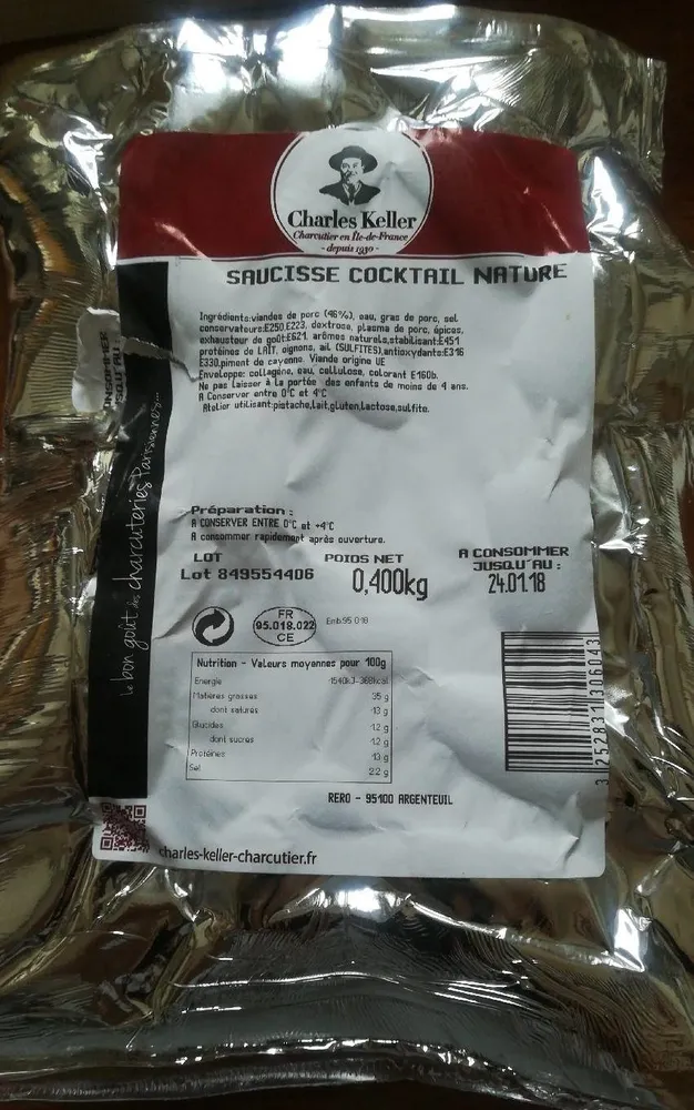 Saucisse cocktail nature