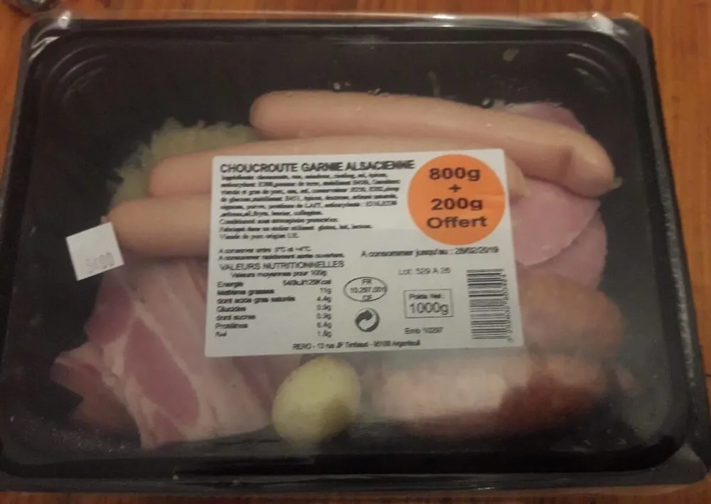 Choucroute alsacienne