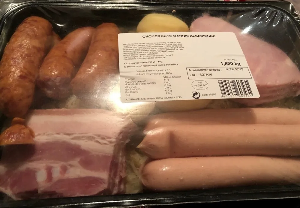 Choucroute garnie alsacienne