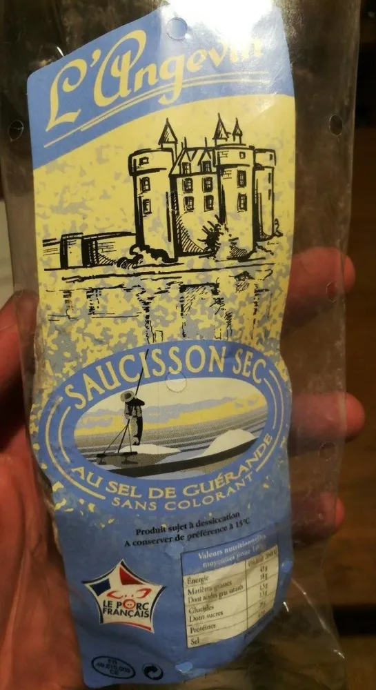 Saucisson sec au sel de Guérande