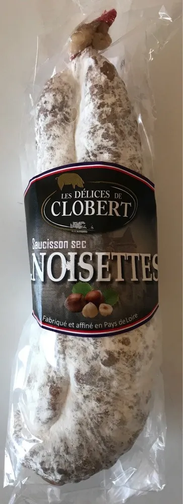 Saucisson sec aux noisettes