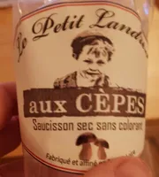 Saucisson sec aux cèpes