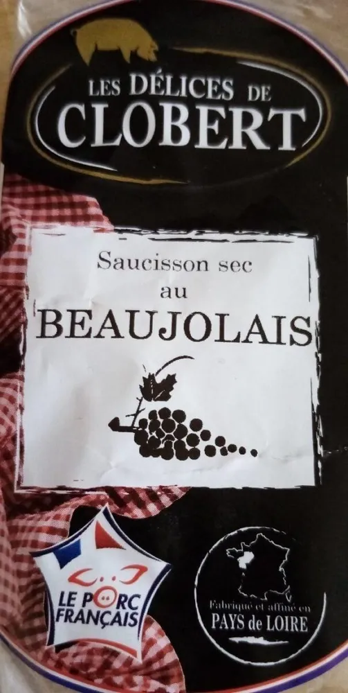 Saucisson les délices de Clobert