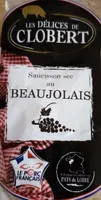Saucisson les délices de Clobert