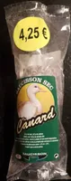 Saucisson de porc et canard