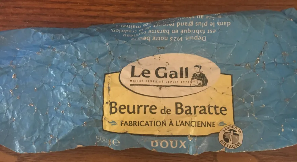 Beurre de baratte doux