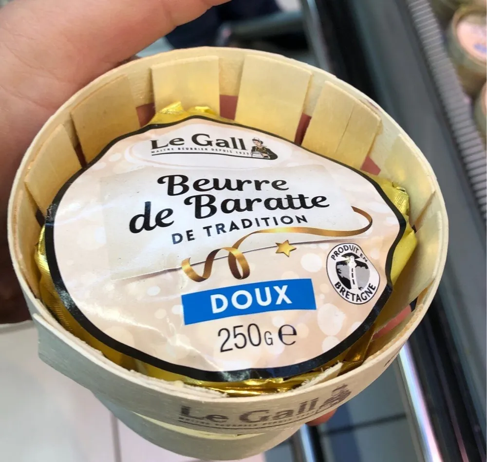 Beurre de baratte de tradition