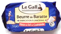 Beurre de baratte , fleur de sel de guérande