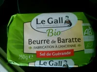 Beurre de Barratte bio au sel de Guérande