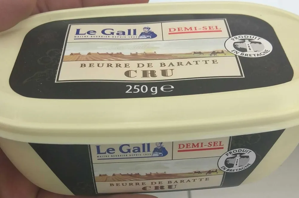 Beurre de baratte cru Demi-Sel