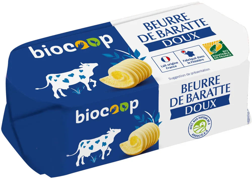 Beurre doux de baratte