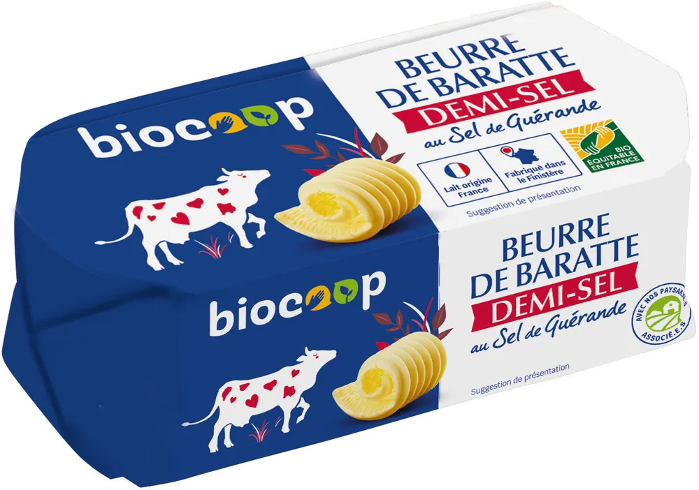 Beurre demi-sel de baratte 500g CC
