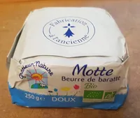 Motte beurre de baratte BIO doux