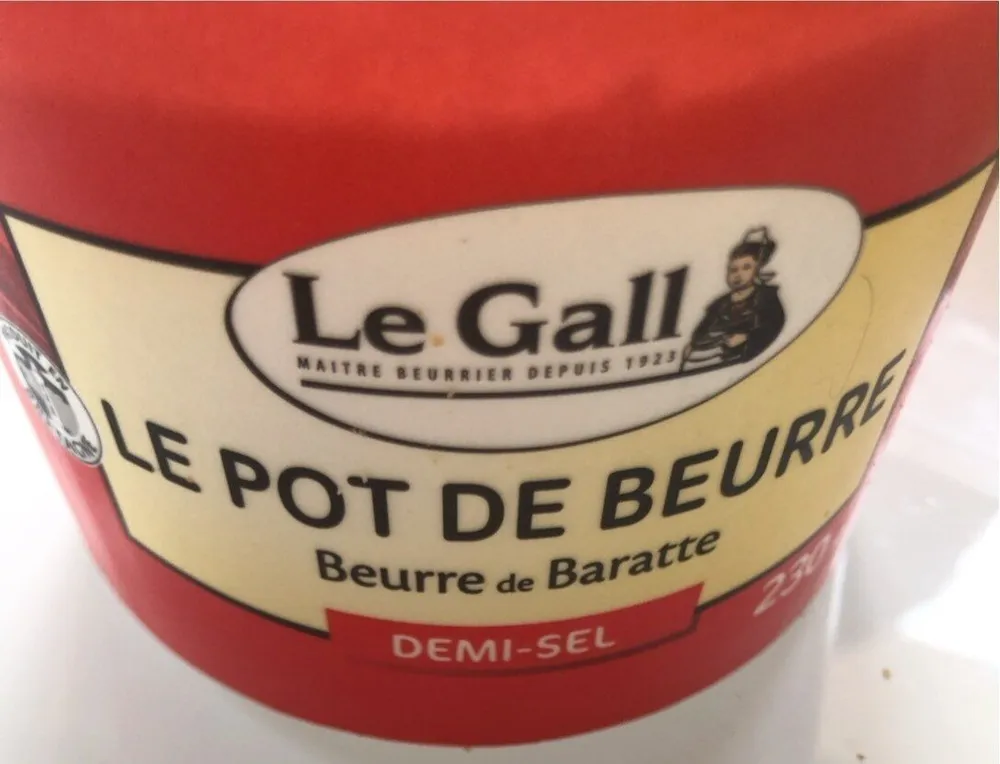 Le pot de beurre