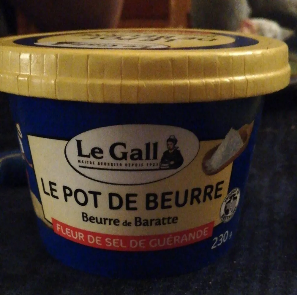 Le pot de beurre