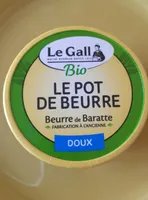 Beurre de baratte doux BIO