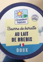 Beurre de baratte au lait de brebis