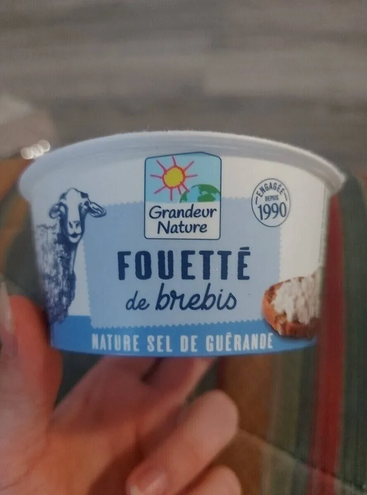 FOUETTÉ de brebis NATURE SEL DE GUÉRANDE