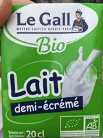 Lait demi-écrémé