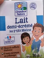Lait demi écrémé